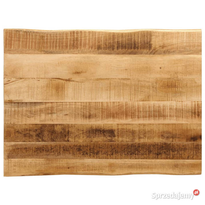 Blat stołu z naturalną krawędzią 80x60x38 drewno Akcesoria meblowe mazowieckie