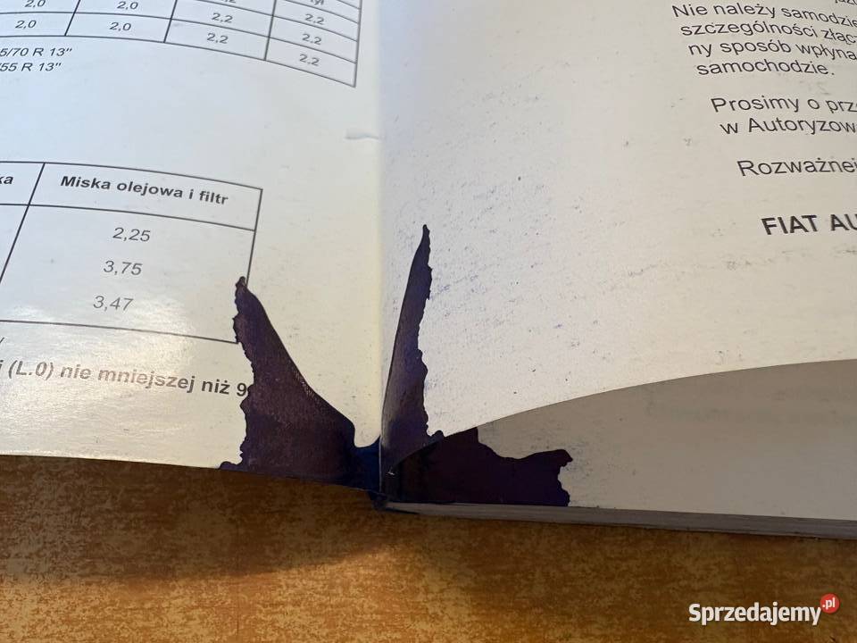 Instrukcja Cinquecento używana Bytom