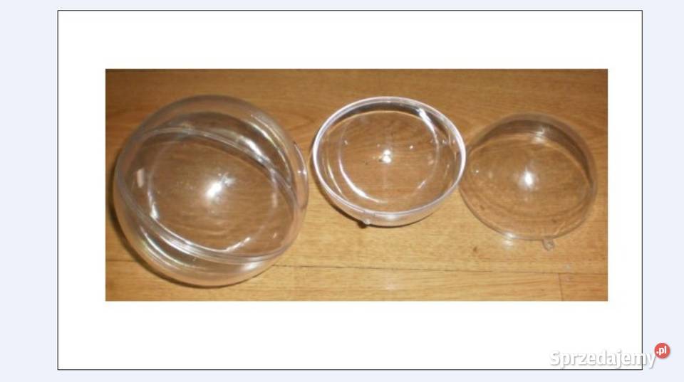 Kule bombki Plastikowe Przezroczyste małopolskie