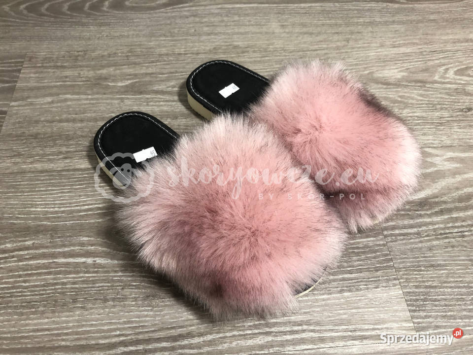 Klapki Futrzane Pantofle ze sztucznym futerkiem Szaflary sprzedam
