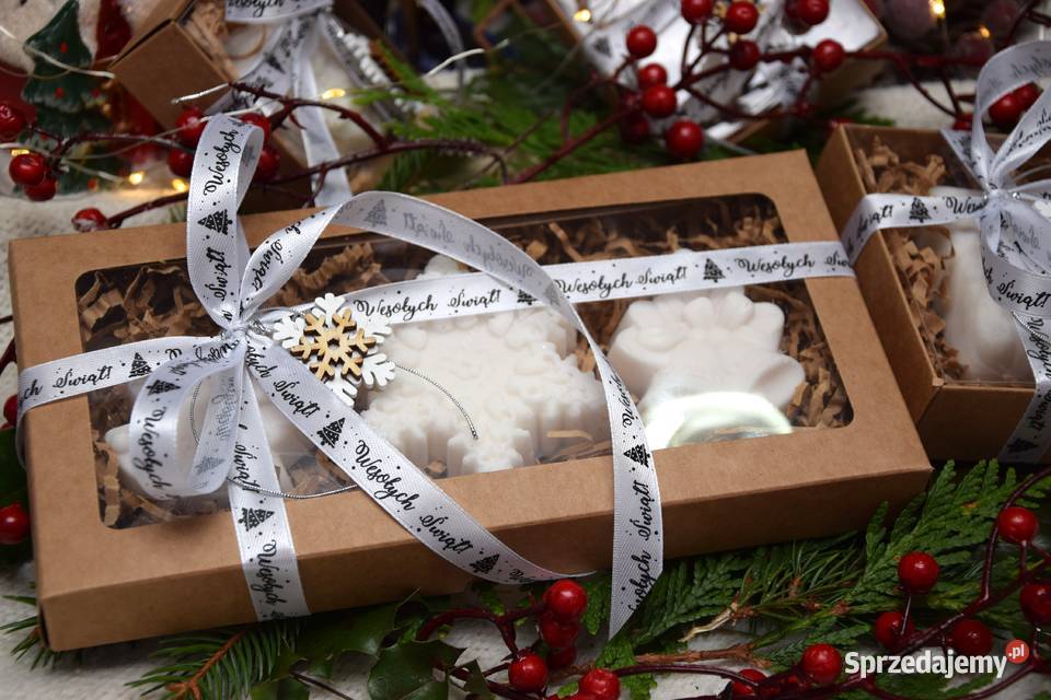 Mydełka zapachowe Białe święta zestaw 3 Częstochowa sprzedam