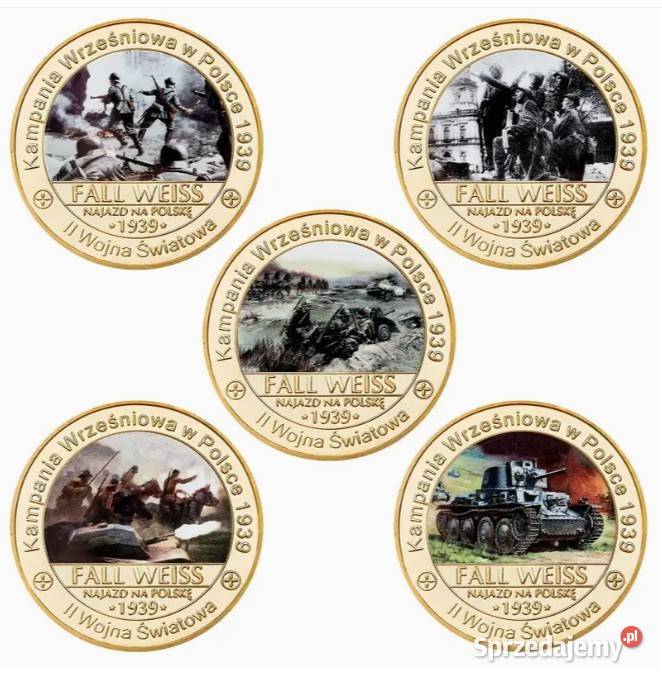 Kolekcjonerski zestaw monet medali mazowieckie Warszawa