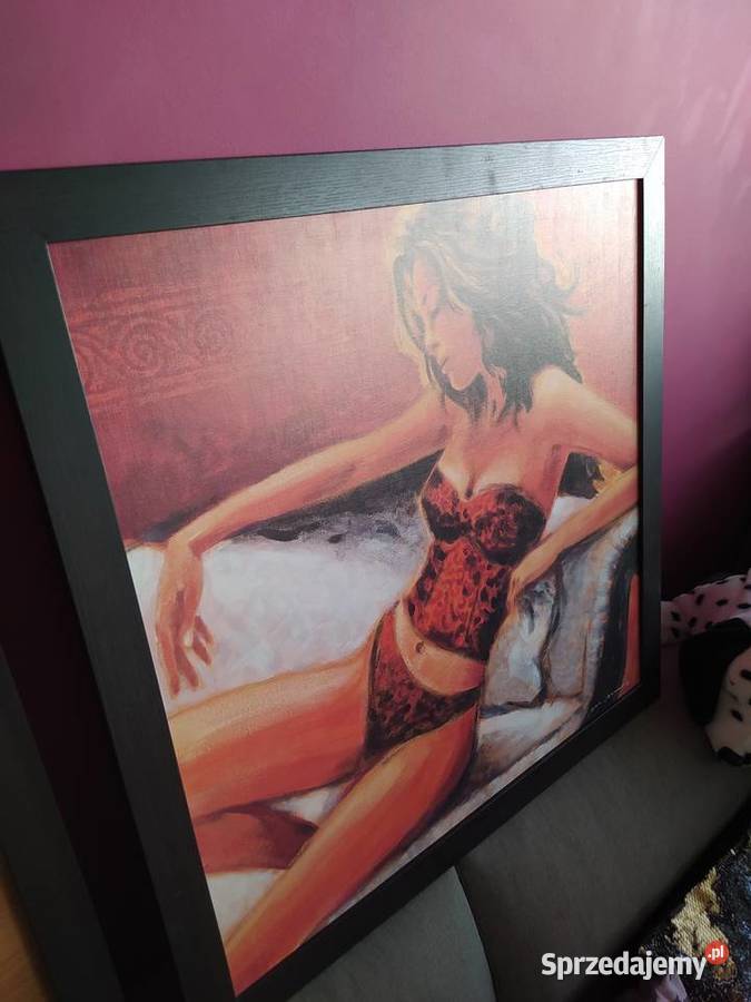 Obraz 78x78 reprodukcja kobieta akt Obrazki i obrazy