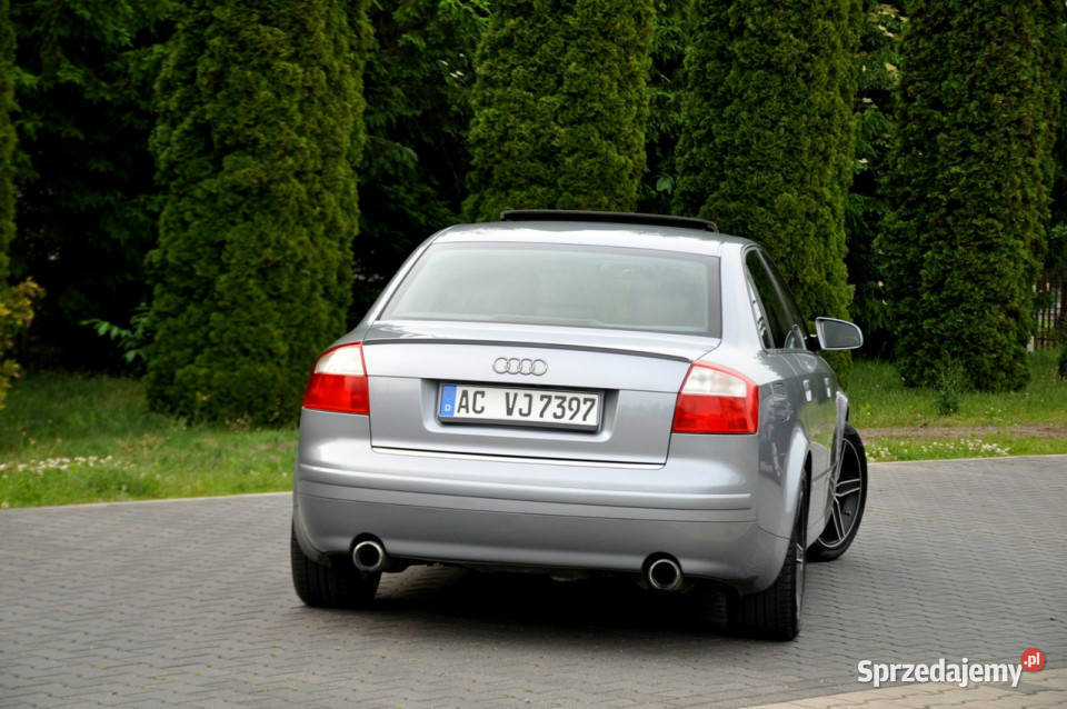 Audi A4 24i V61702xSLineSkóryFotele 170KM Ostrów Mazowiecka