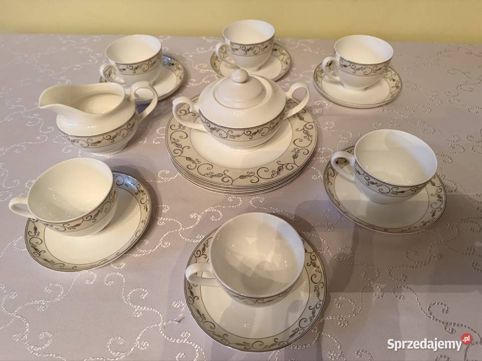 Serwis Kawowy Casalino Bone China 18 Elementów Czerwionka-Leszczyny