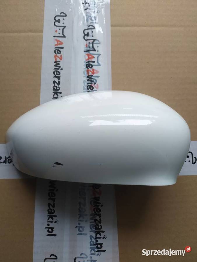 Fiat 500 obudowa lusterka prawa biała nakładka Tuszyn