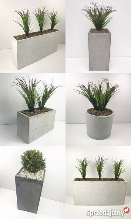 Donica betonowa 50x50x50 Donice betonowe beton Architektura ogrodowa Rawicz sprzedam