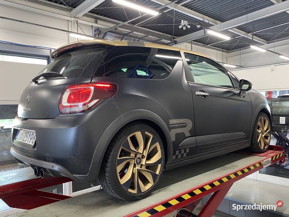 Citroen DS3 Racing złotyczarny mat carbon Poznań