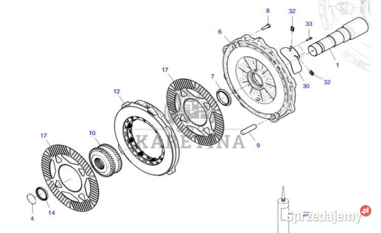 Fendt 930 933 936 939 942 Vario Gen 6 Hamulec Jastrzębniki