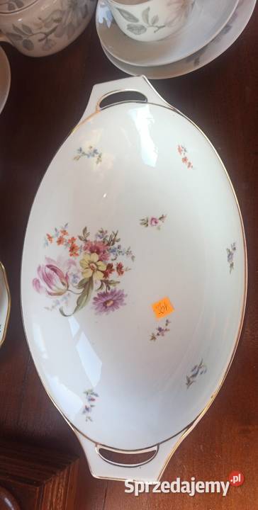 Patera owalna Rosenthal Syg Thomas Bavaria Z Porcelana i szkło