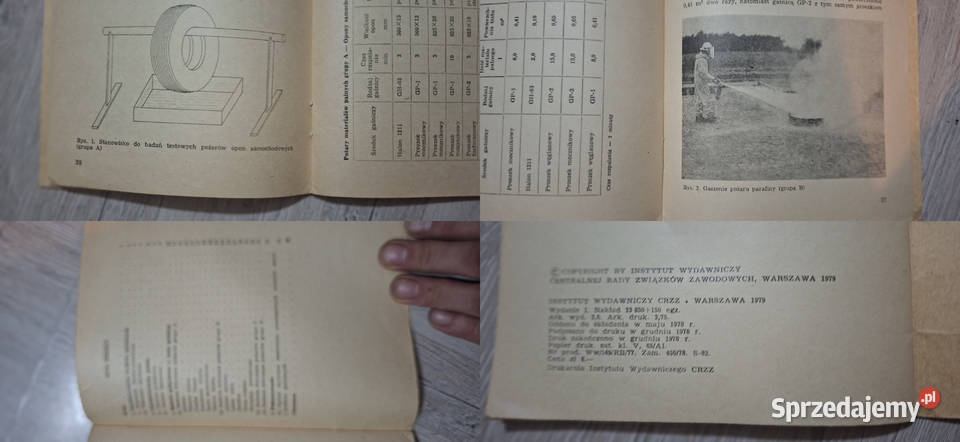 1 wydanie 1979 Skuteczność gaśnic PRL niski wielkopolskie Łęczyca sprzedam