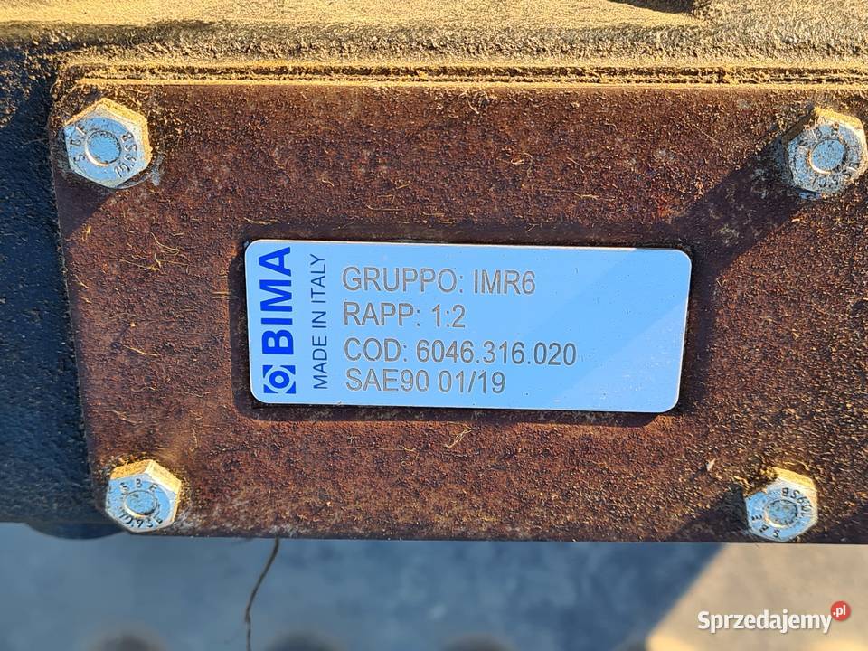 Przekładnia multiplukator BIMA IMR6 płyty Wrocław