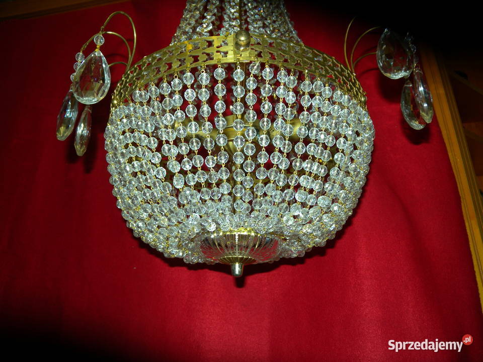 Żyrandol kryształowy Maria Theresa gruszka