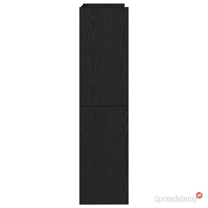 Półka na buty czarna 60x25x100 materiał Warszawa