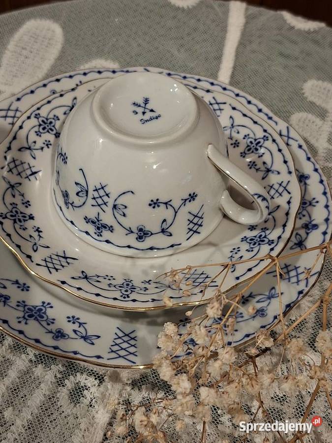 Zestaw porcelany wzór słomkowy Jaktorów-Kolonia