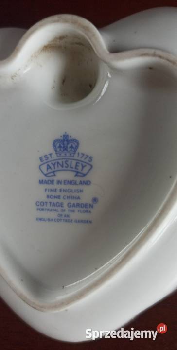 Listek porcelanowy Na pierścionki Aynsley Made Gdańsk