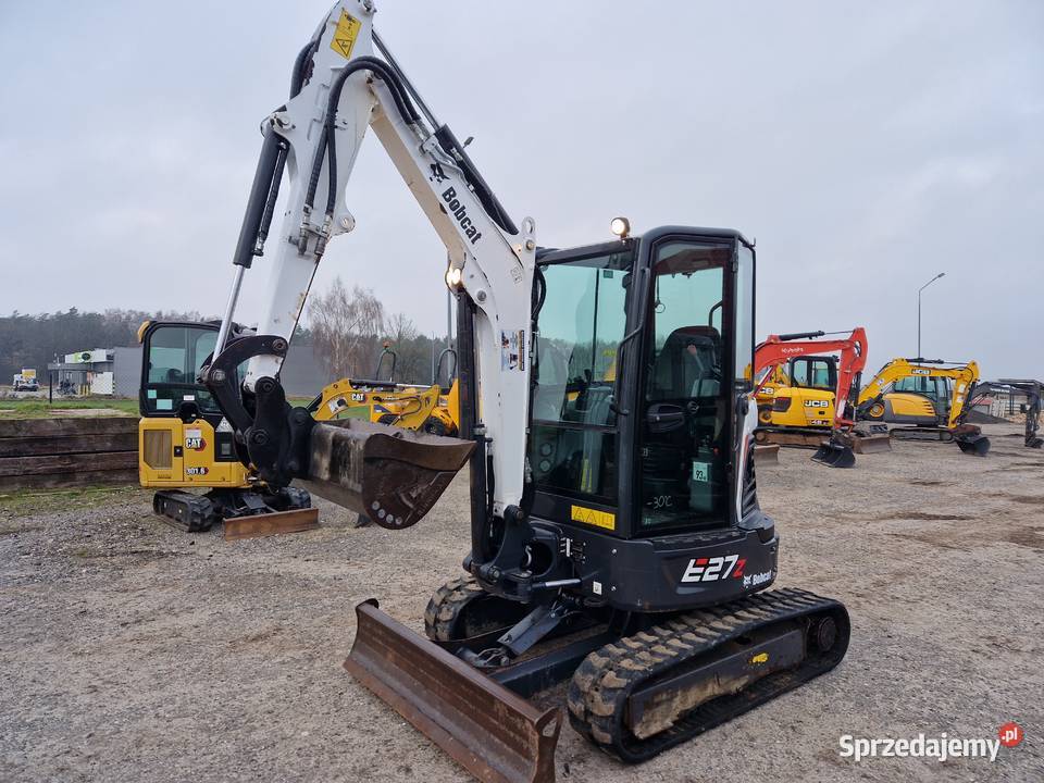 Minikoparka Bobcat E 27 Z 2022r 1300 mtg Ryżki
