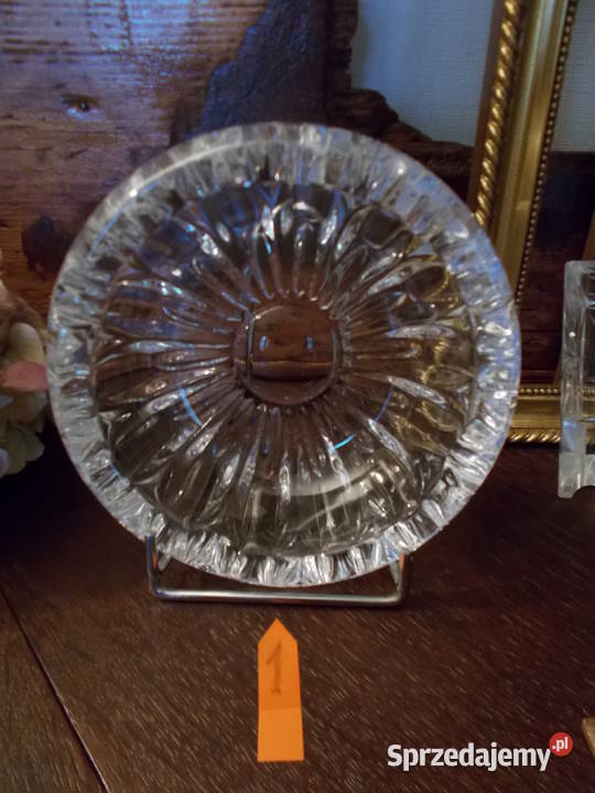 Kryształowa Popielnica Popielniczka PRL Vintage zachodniopomorskie Szczecin