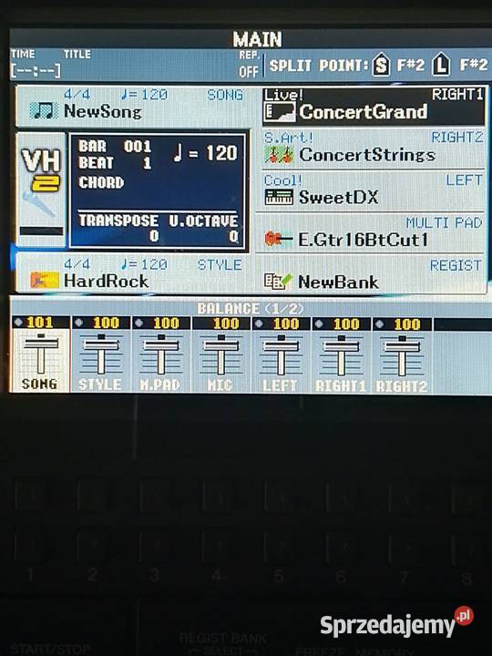 Keyboard YAMAHA PSR S 950 śląskie Zabrze