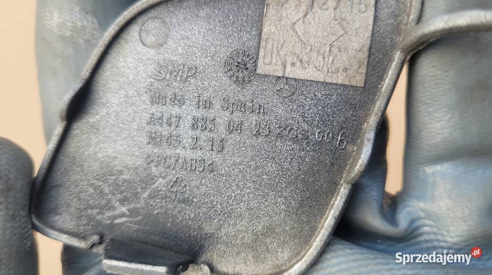 MERCEDES VITO W447 ZAŚLEPKA HAKA ZDERZAKA PRZÓD osobowe Ruda Śląska