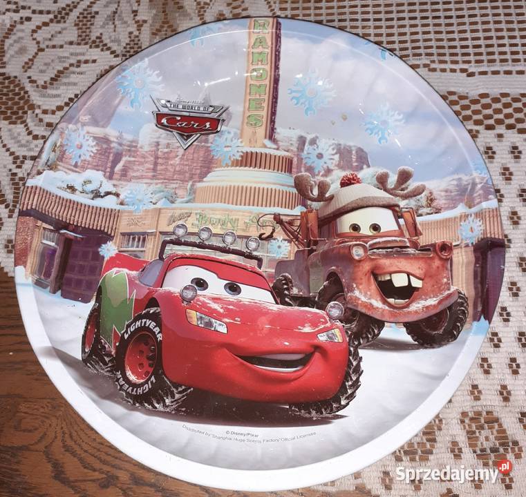 Metalowa tacka Zygzak Mcqueen wielokolorowy Bolesław