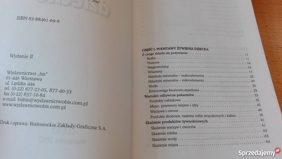 Karmimy małe dziecko Jolanta Zdzieniecka 2002 Książki naukowe i popularnonaukowe pomorskie sprzedam