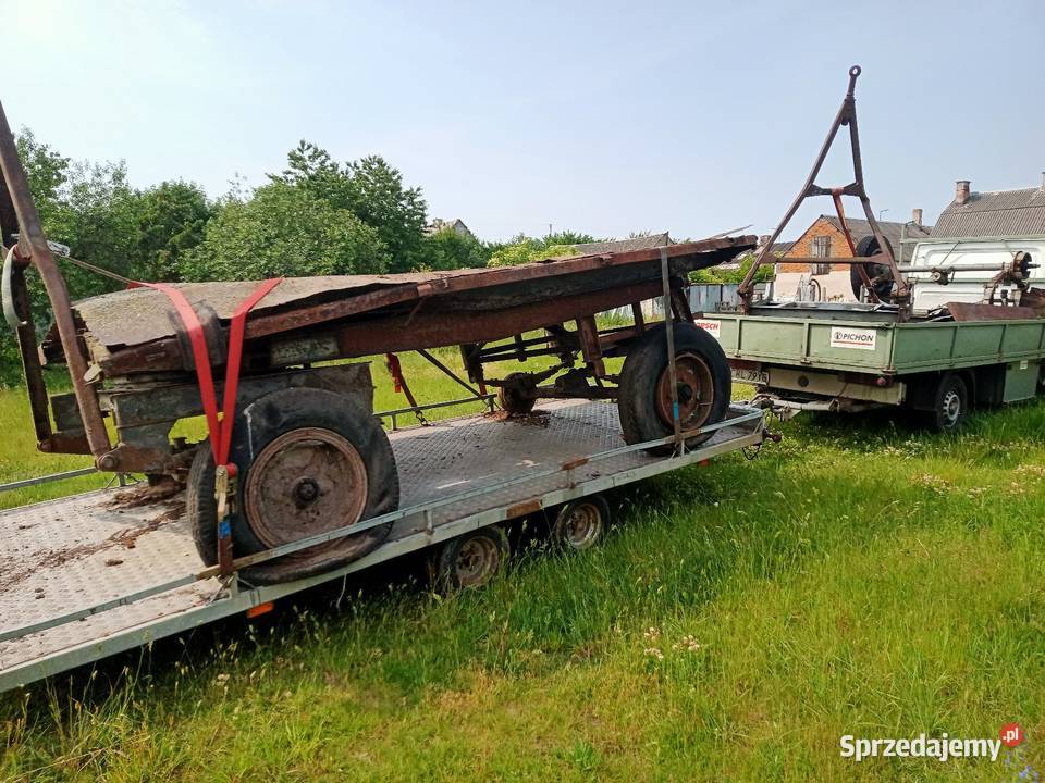 Przyczepa wywrotka d47a wywrot 3 strony dowóz Probostwo Górne