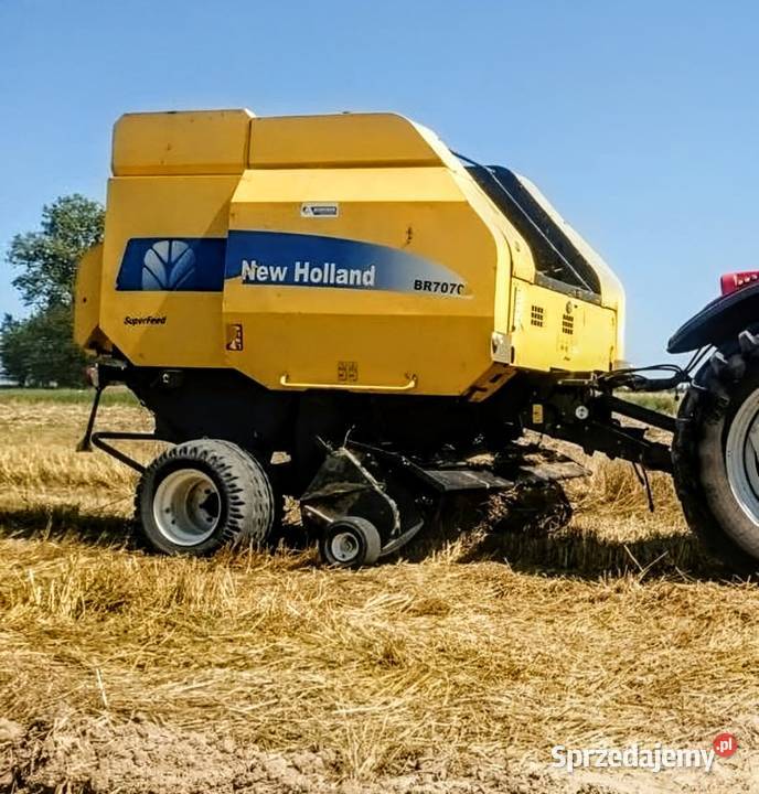 Prasa Holland BR7070 Owijanie sznurkiem lubelskie Kajetanów