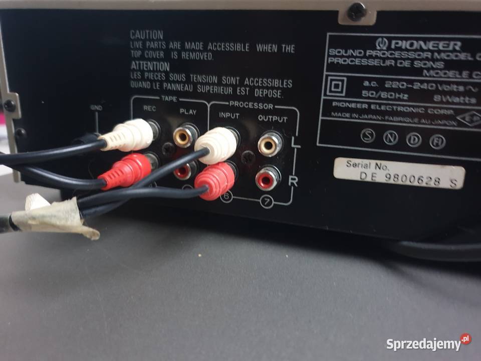 Pioneer cax7 korektor graficzny vintage Elektronika sprzedam