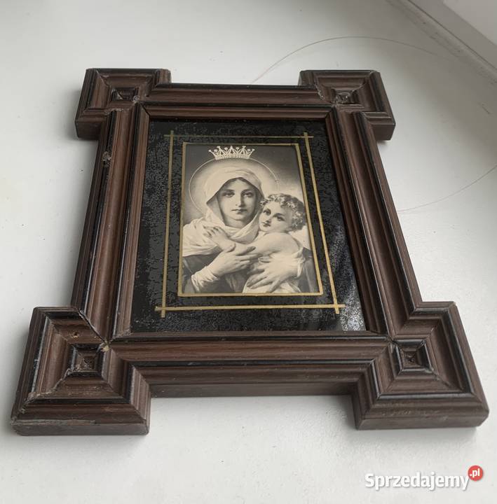 Stary Ładny obrazek Maryja Łowicz