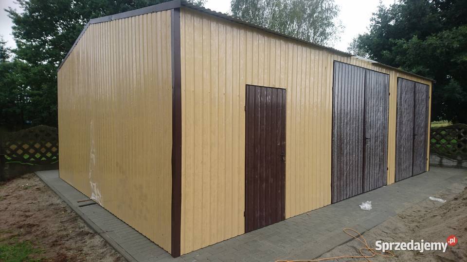 Garaż Blaszany 10x6 Wiata Magazyn Blaszany Gorzów Wielkopolski