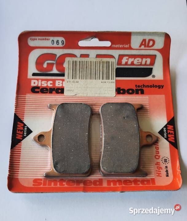 KLOCKI HAMULCOWE GOLD FREN 069 CB 1000 CBR 900 Zabrze