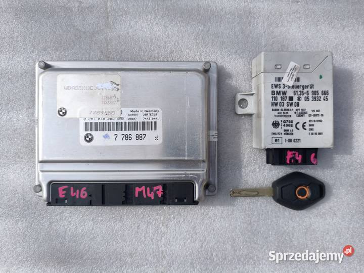 Komputer Sterownik Silnika BMW 3 E46 320d M47D20 osobowe Układ elektryczny, zapłon Wyszków