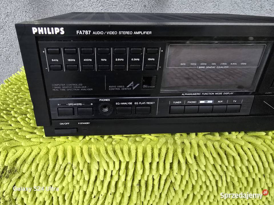wzmacniacz philips fa787 2x75w equalizer stereo śląskie Chełm Śląski