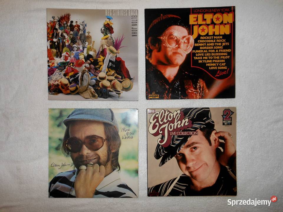 Winyle z Eltonem Johnem i Presleyem Bukowo sprzedam