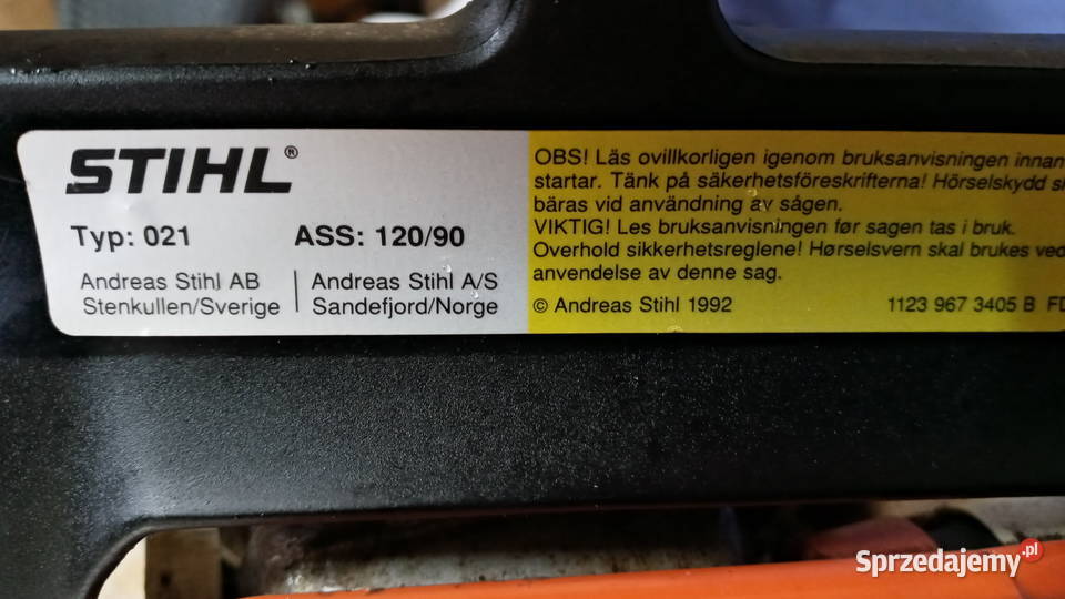 Piła stihl 021 Super stan mazowieckie Zaręby Kościelne