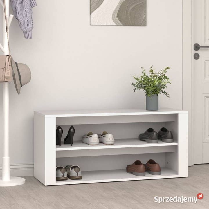 Półka na buty biała 100x35x45 WM816904 Warszawa
