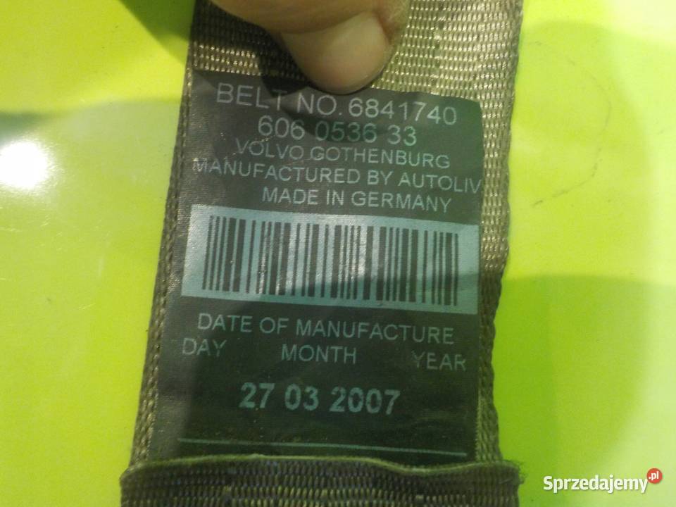 VOLVO XC90 I LIFT 07r pas bezpieczenstwa lewy osobowe Suków