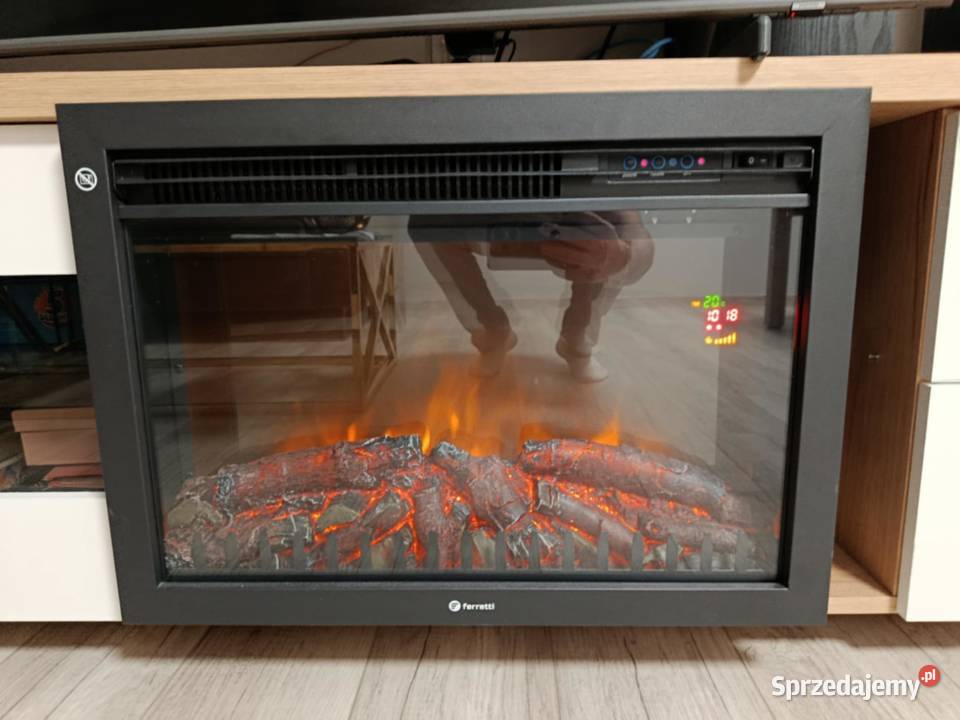 Kominek elektryczny z funkcją grzania efekt dolnośląskie Legnica