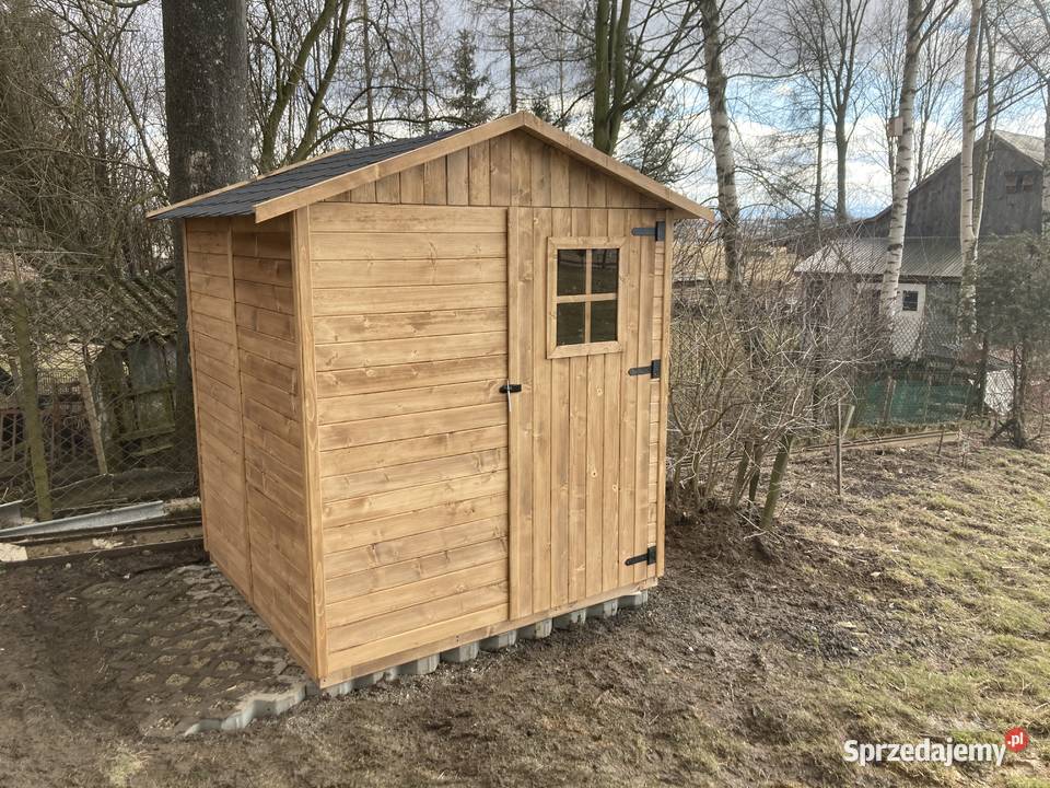 Domek narzędziowy ogrodowy drewniany 180x165x220 Domki narzędziowe Kraków