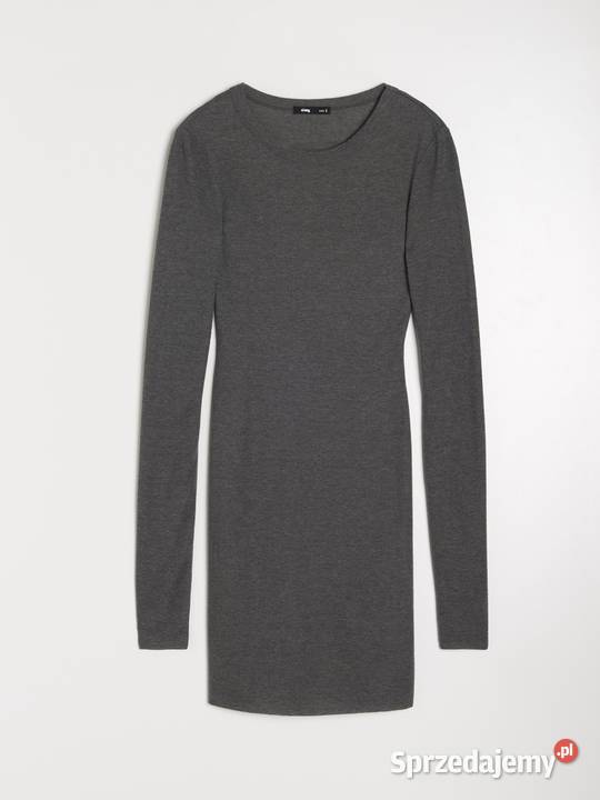 szara sukienka Sinsay