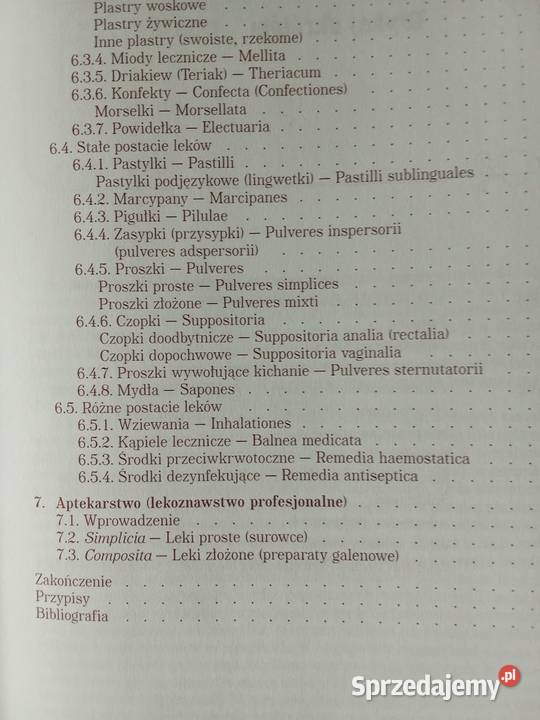 Farmakognozja farmacja galenowa i aptekarstwo w Książki naukowe i popularnonaukowe Łódź