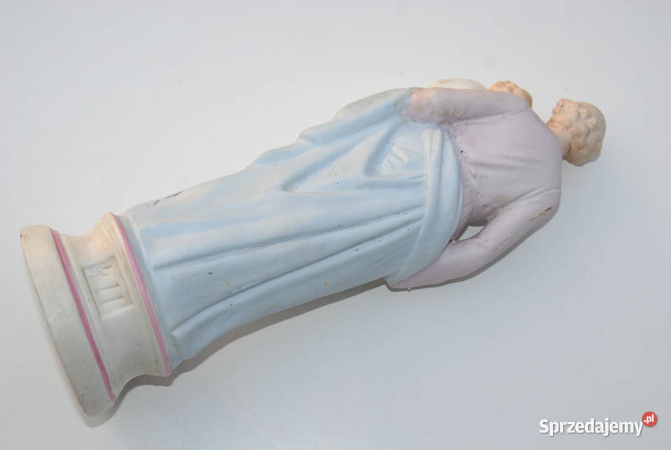 Stara figurka porcelanowa Świętego Józefa z Cieszyn