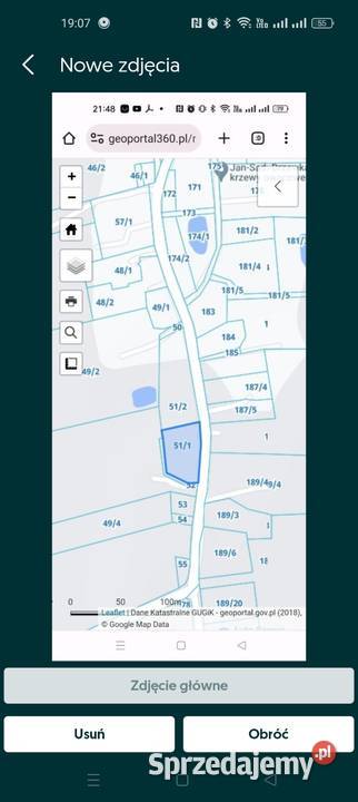 Sprzedam działkę w Sętalu gm Dywity Sętal