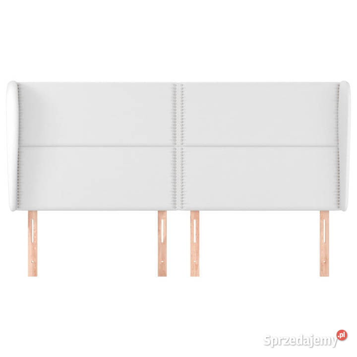 Zagłówek uszak biały 203x23x118128 sztuczna Warszawa