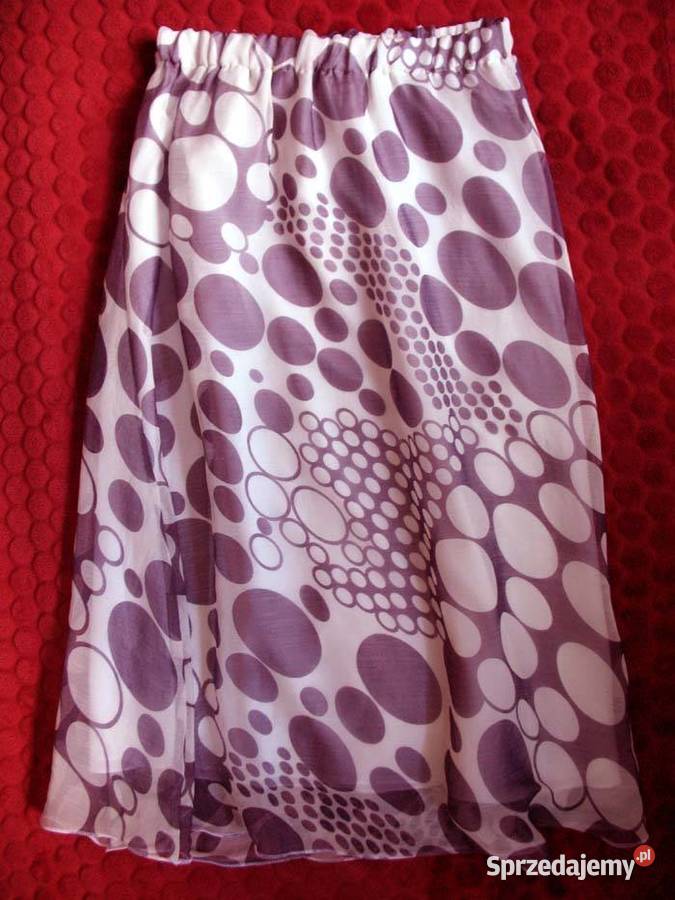 Spódnica marszczona szyfon 40 46 pas 74 94 Rozmiar uniwersalny Moda i Styl mazowieckie