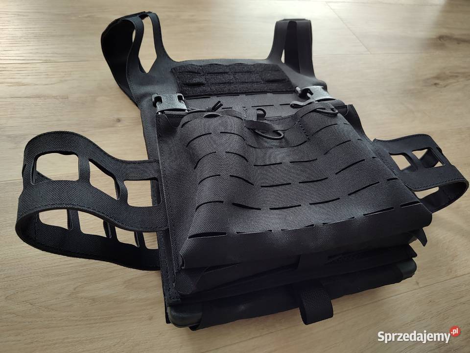 Kamizelka taktyczna do ASG plate carrier czarna Gliwice
