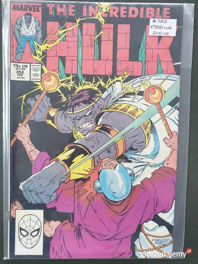 The Incredible Hulk 3 komiksy Marvel USA Rok wydania 1987 Gdynia