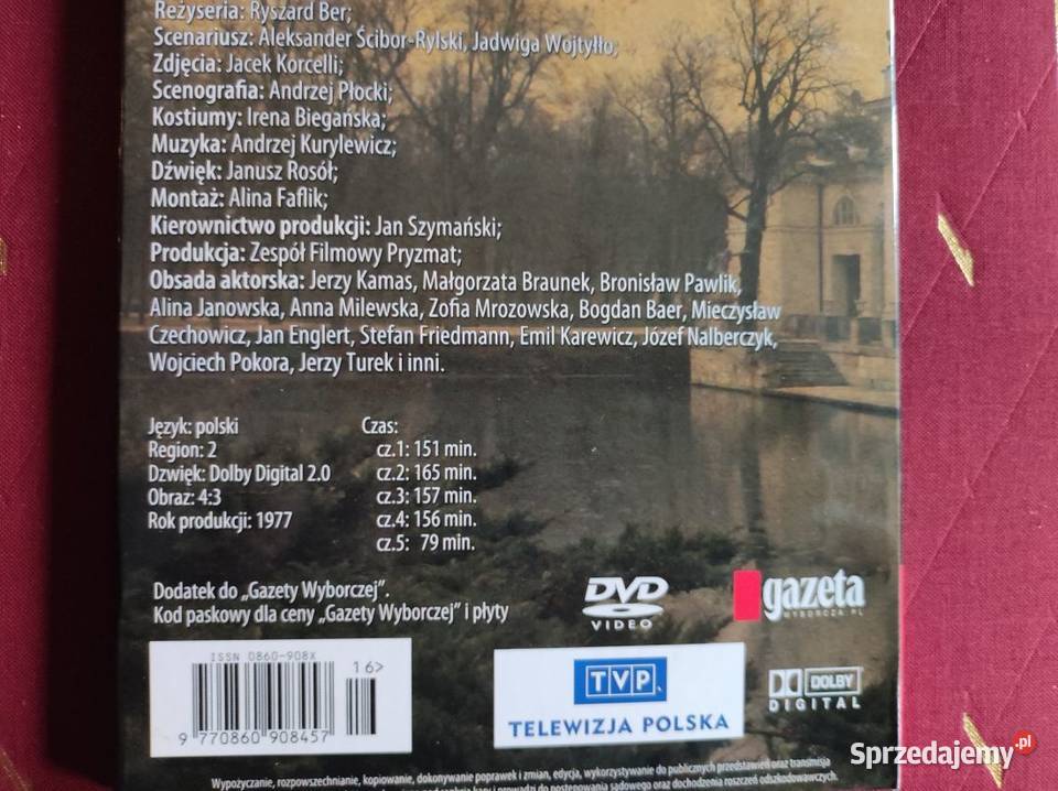 Lalka adaptacja powieści Bolesława Prusa 5 dvd Filmy świętokrzyskie Kielce