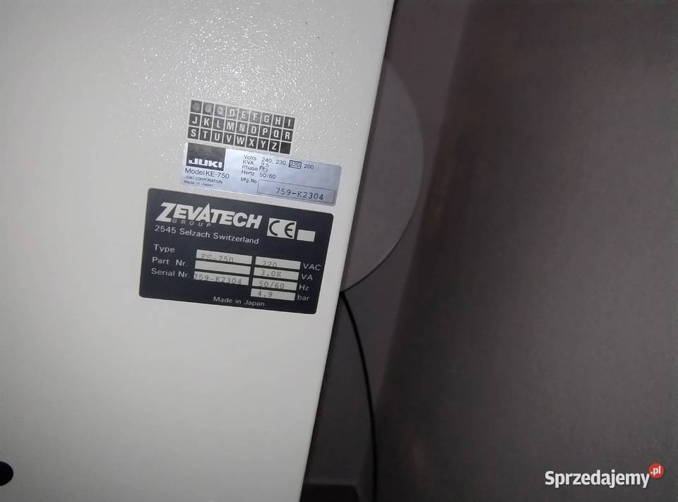 JUKI KE750L Automat SMD SMT Pick Place pomorskie